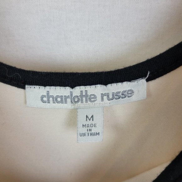 Charlotte Rusee Cocktail Sheath Dress Cross Back M - Picture 6 of 8